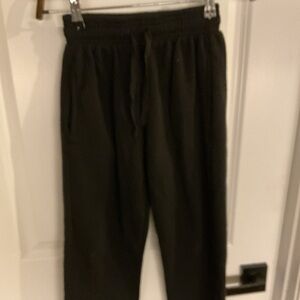 Real Essentials - Drawstring Elastic Waist Sweatpants - Black - Boys Size Medium